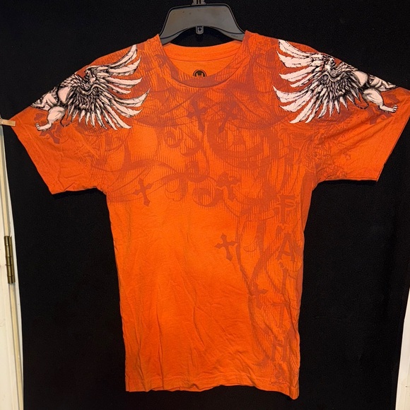 Y2K Hybrid Threads Rue 21 , with textured velvet wings on sleeves - Picture 1 of 5